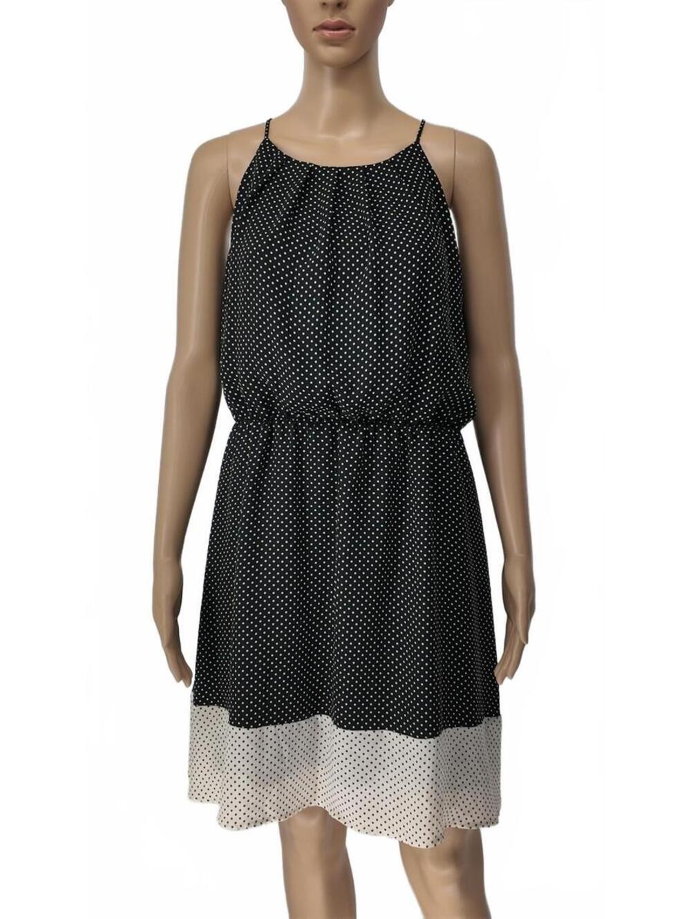 Maurices‎ Polka Dot Dress XL Black White Classic Casual